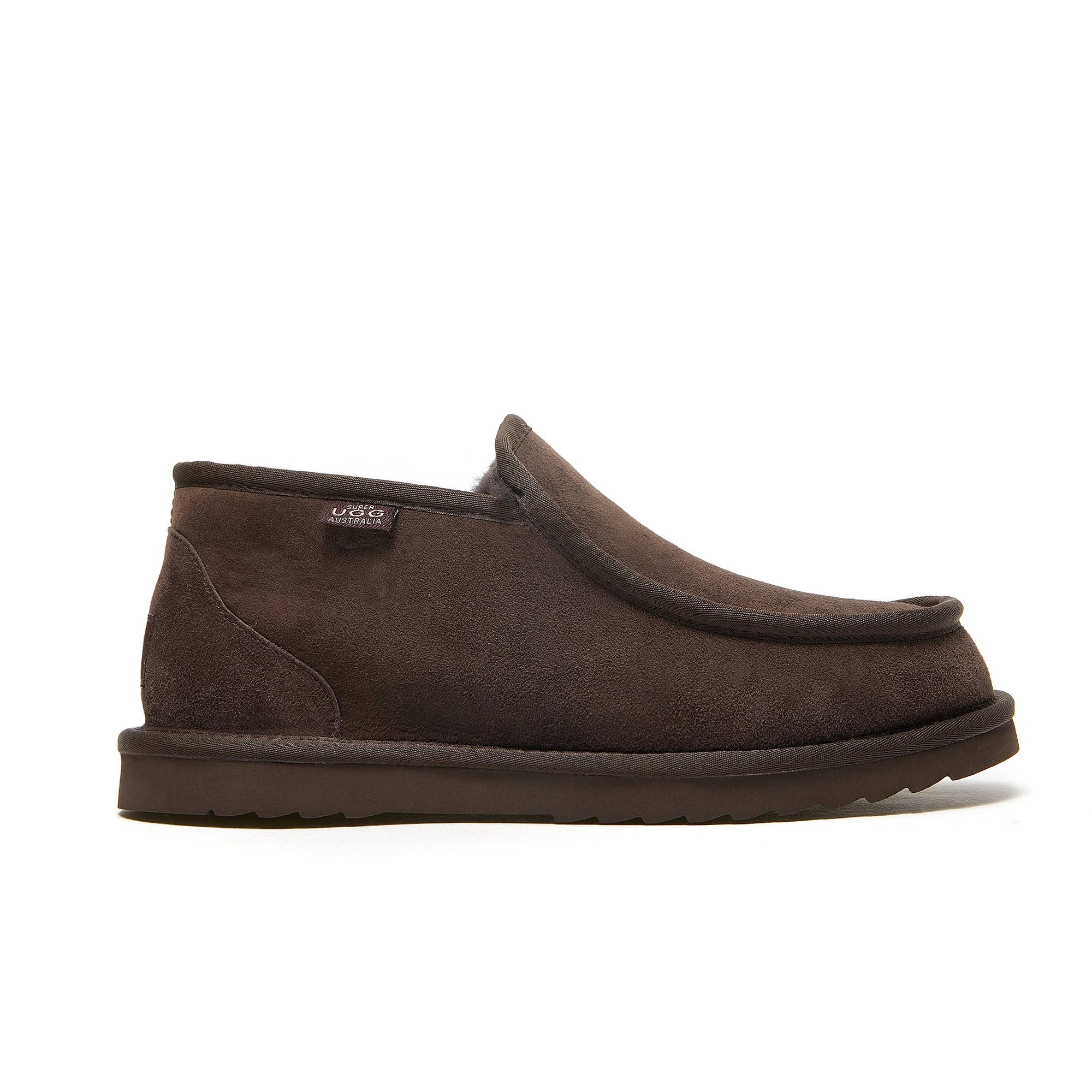 Archie: Aussie Sheepskin Bliss - Cozy Ankle Slippers for Men.